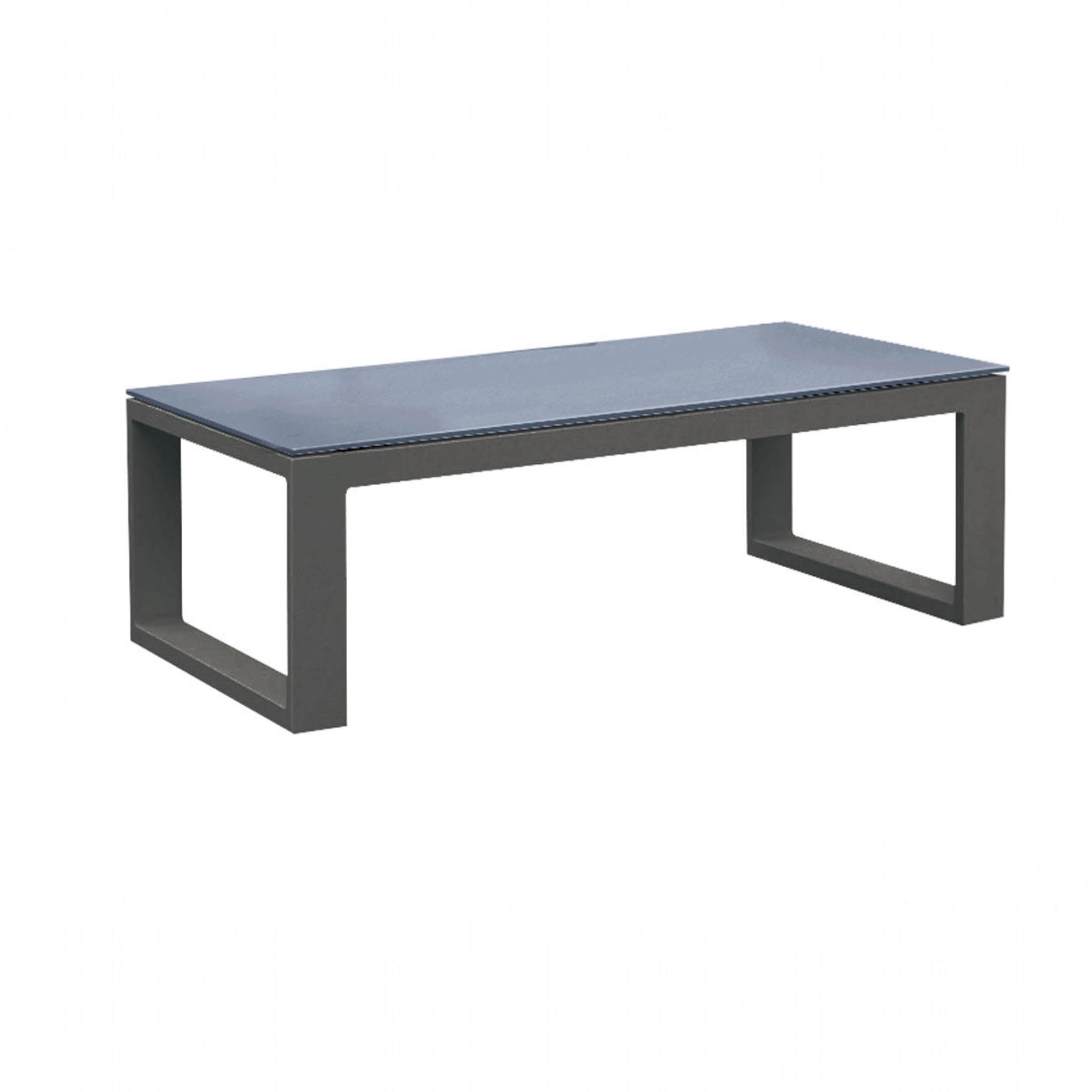 Table basse de jardin en aluminium - BELLY NOIR