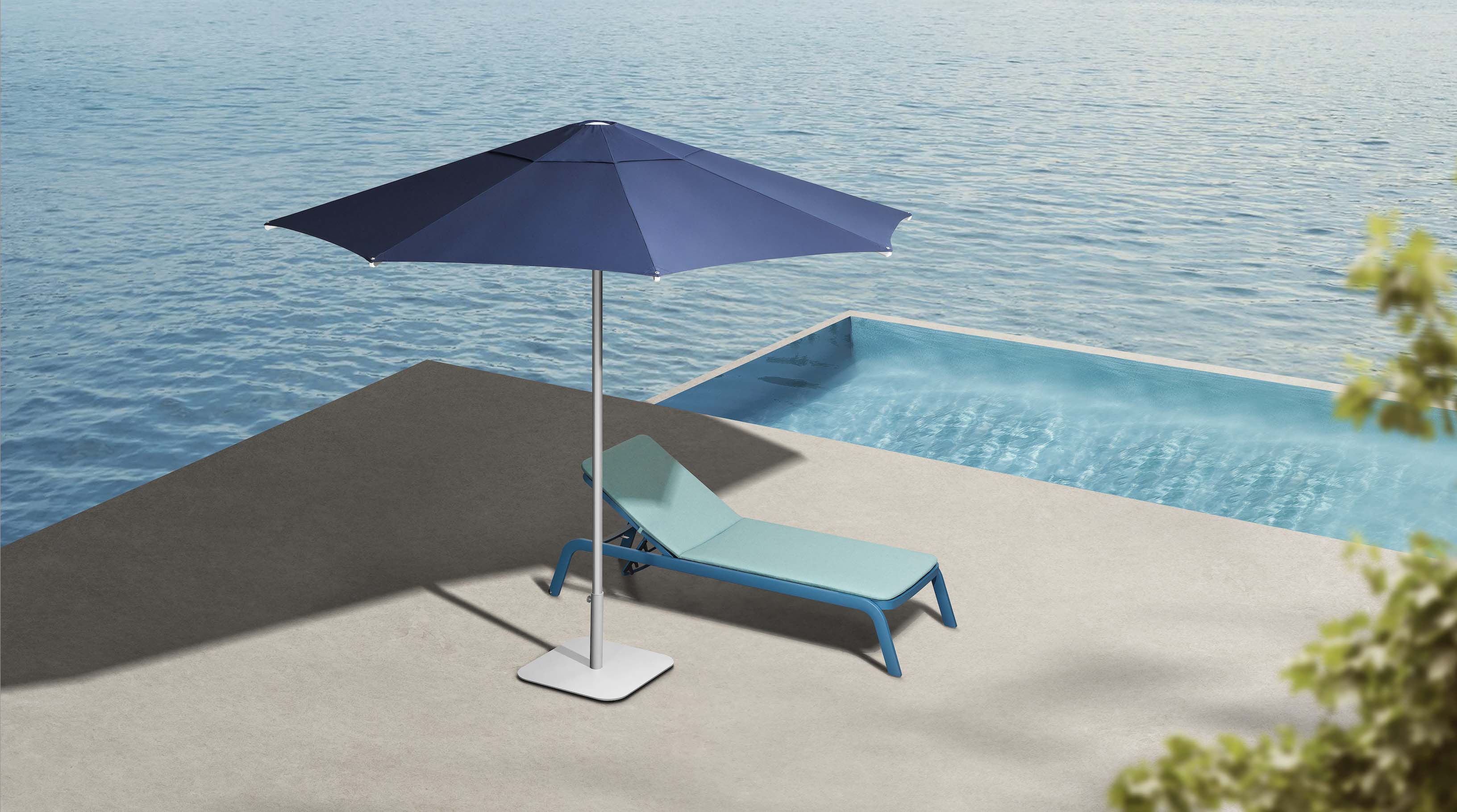 Bain de soleil extérieur en aluminium - JOY