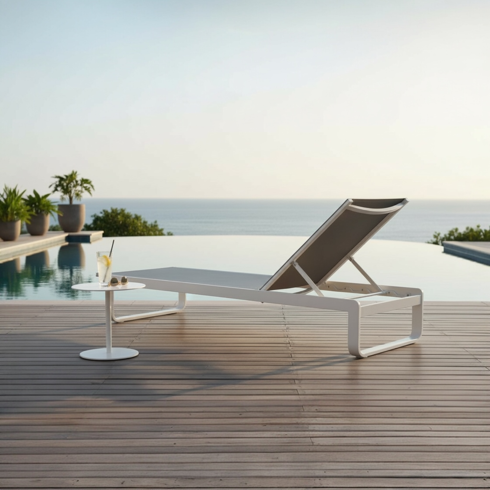 Bain de soleil en aluminium - ROMY