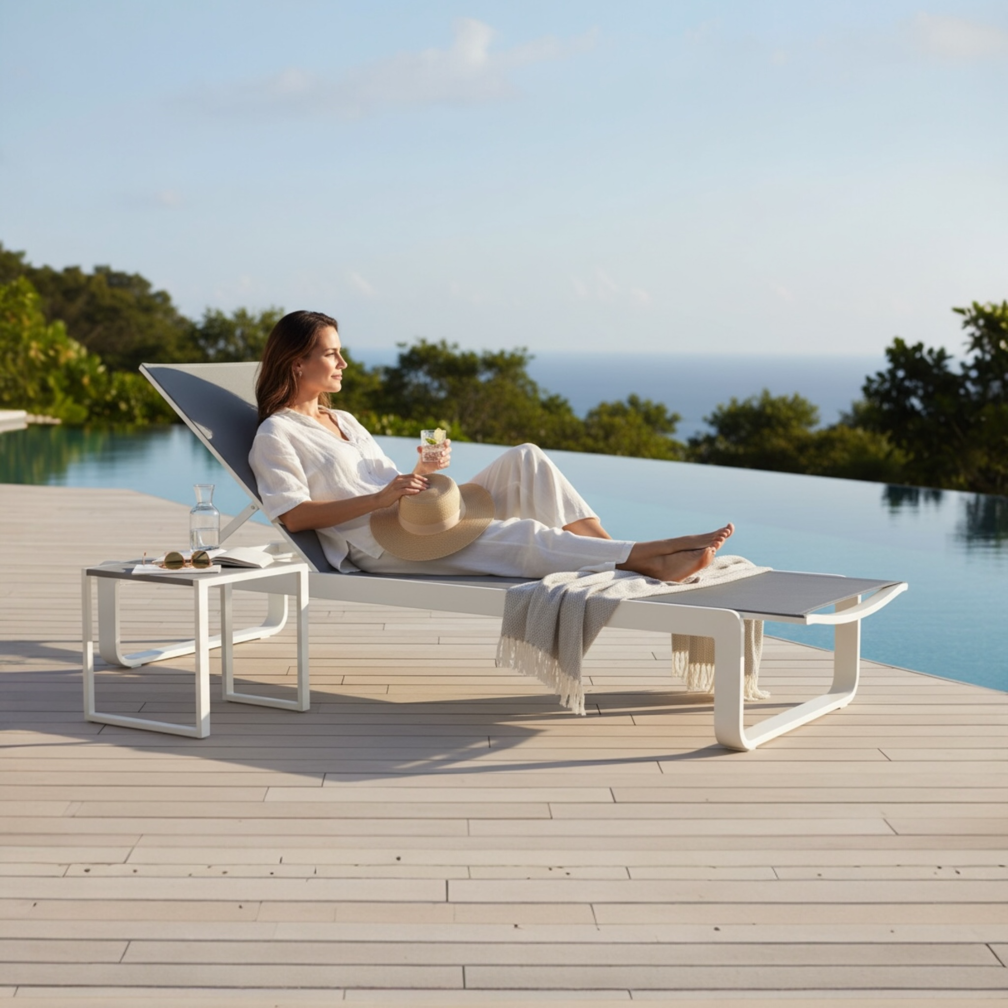 Bain de soleil en aluminium - ROMY