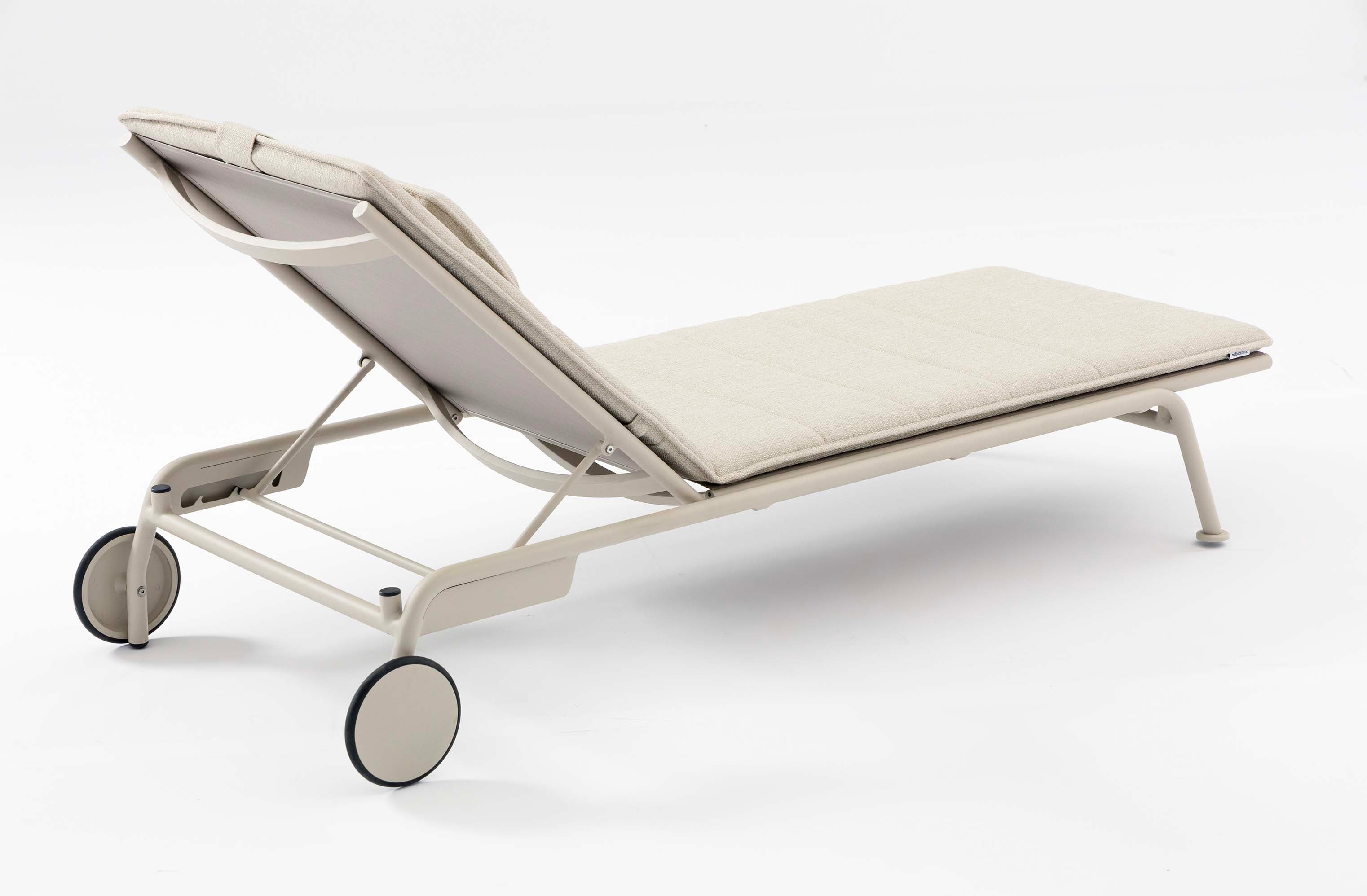 Bain de soleil en aluminium et textilène ( lot de 2) - SUNNY BEIGE