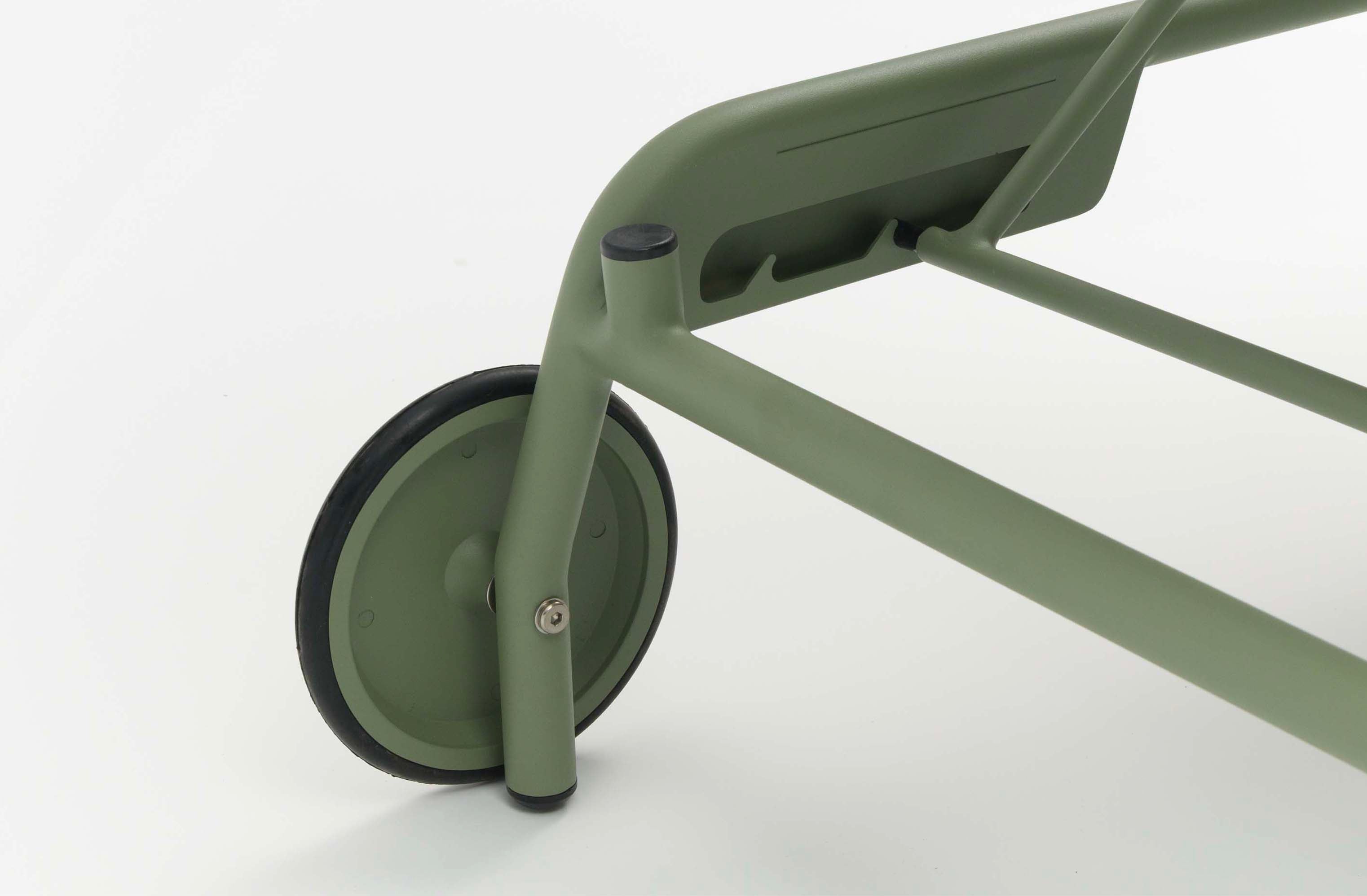 Bain de soleil en aluminium et textilène (lot de 2) - SUNNY VERT