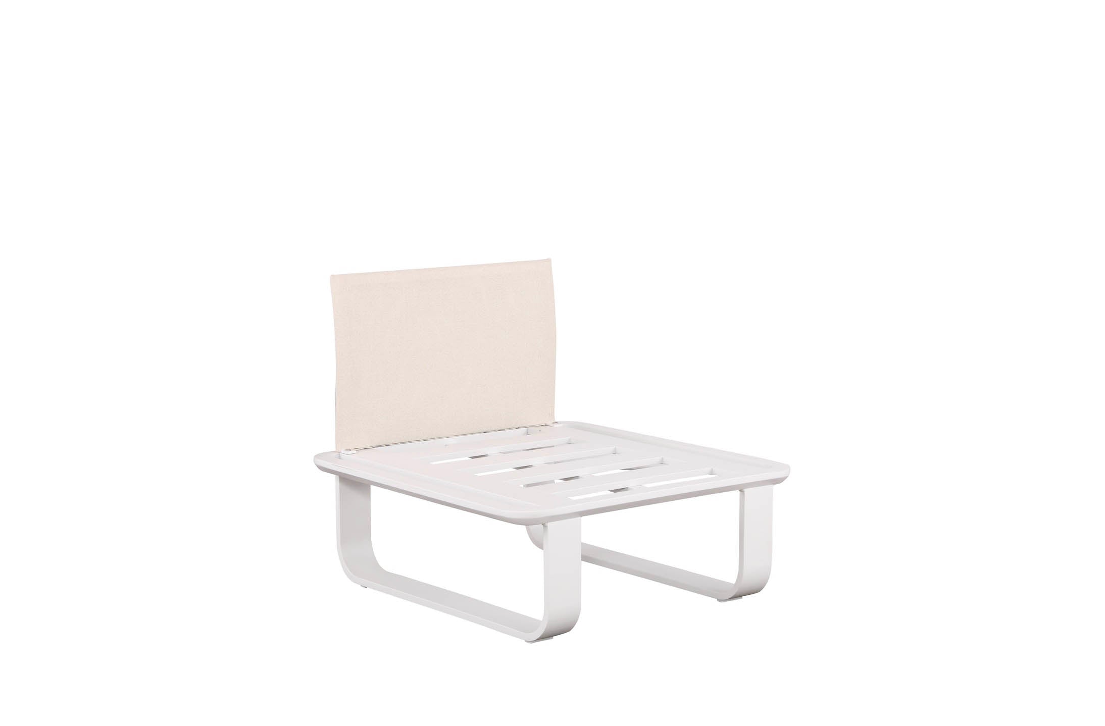 Salon de jardin d'angle haut de gamme en aluminium - EMY