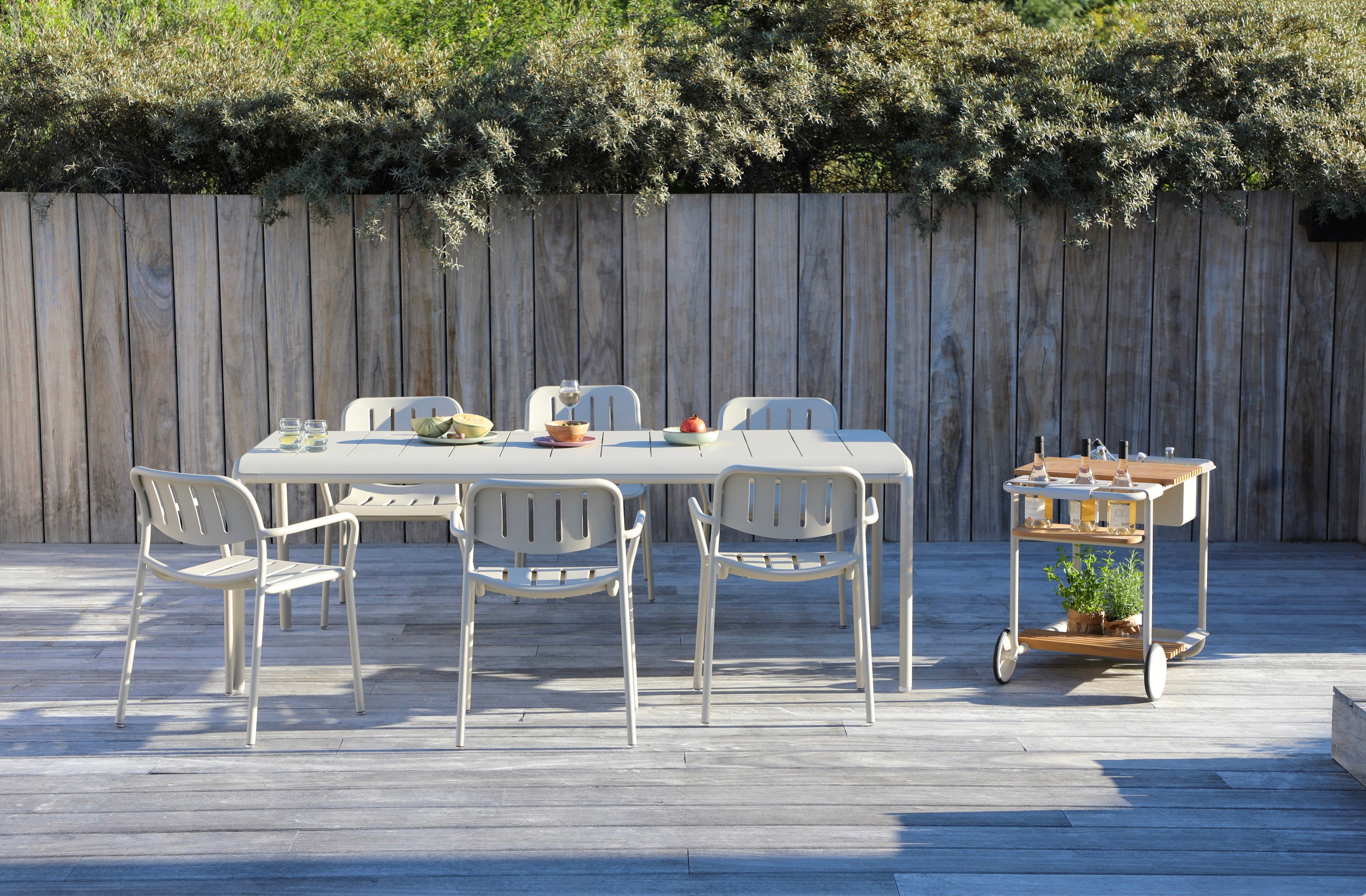 Desserte en aluminium - SUNNY BEIGE