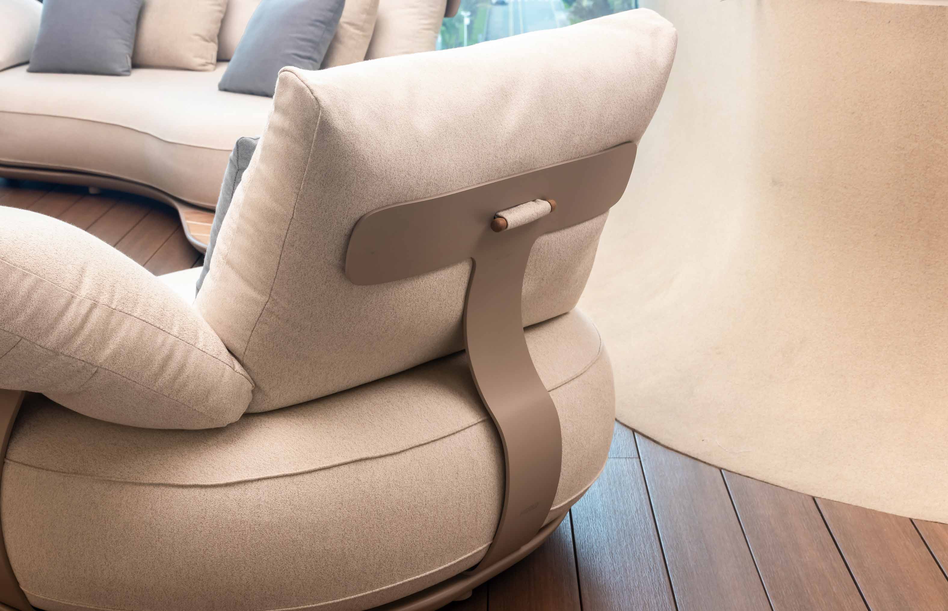 Duo de fauteuil de jardin design en aluminium  - ELYO