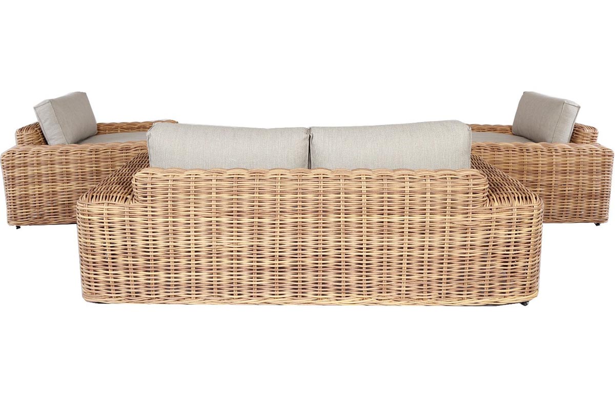 Salon de jardin résine tressée haut de gamme - BALI OSIER