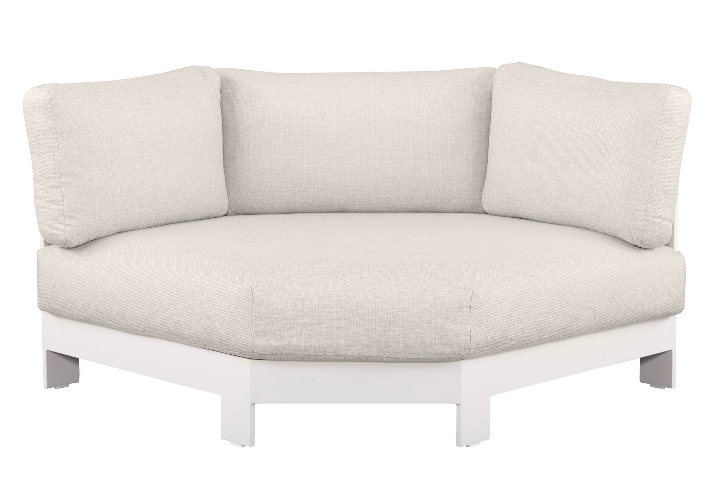 Fauteuil d'angle design haut de gamme en aluminium - IRIS