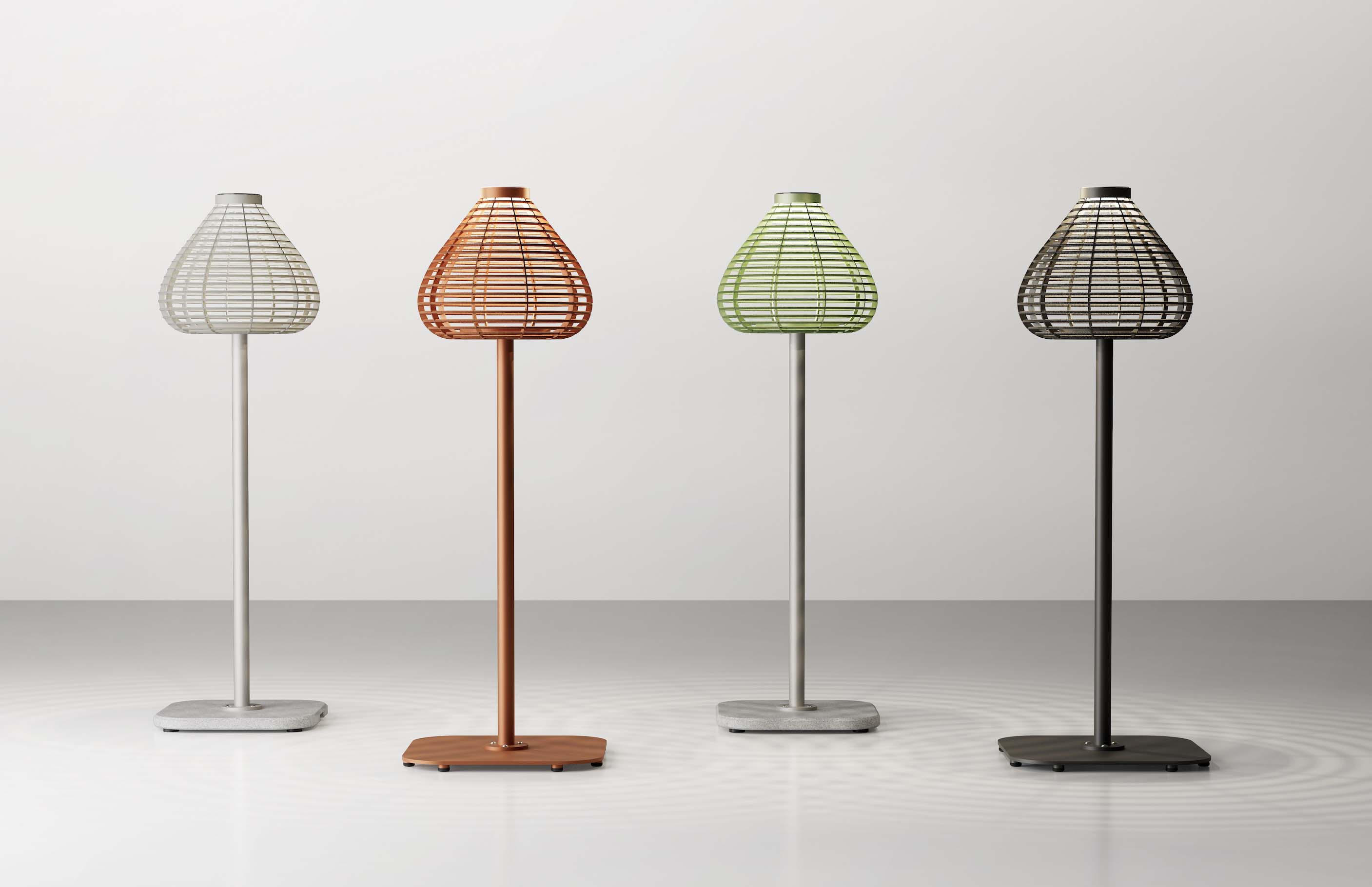 Lampe verte design de jardin - POMMY