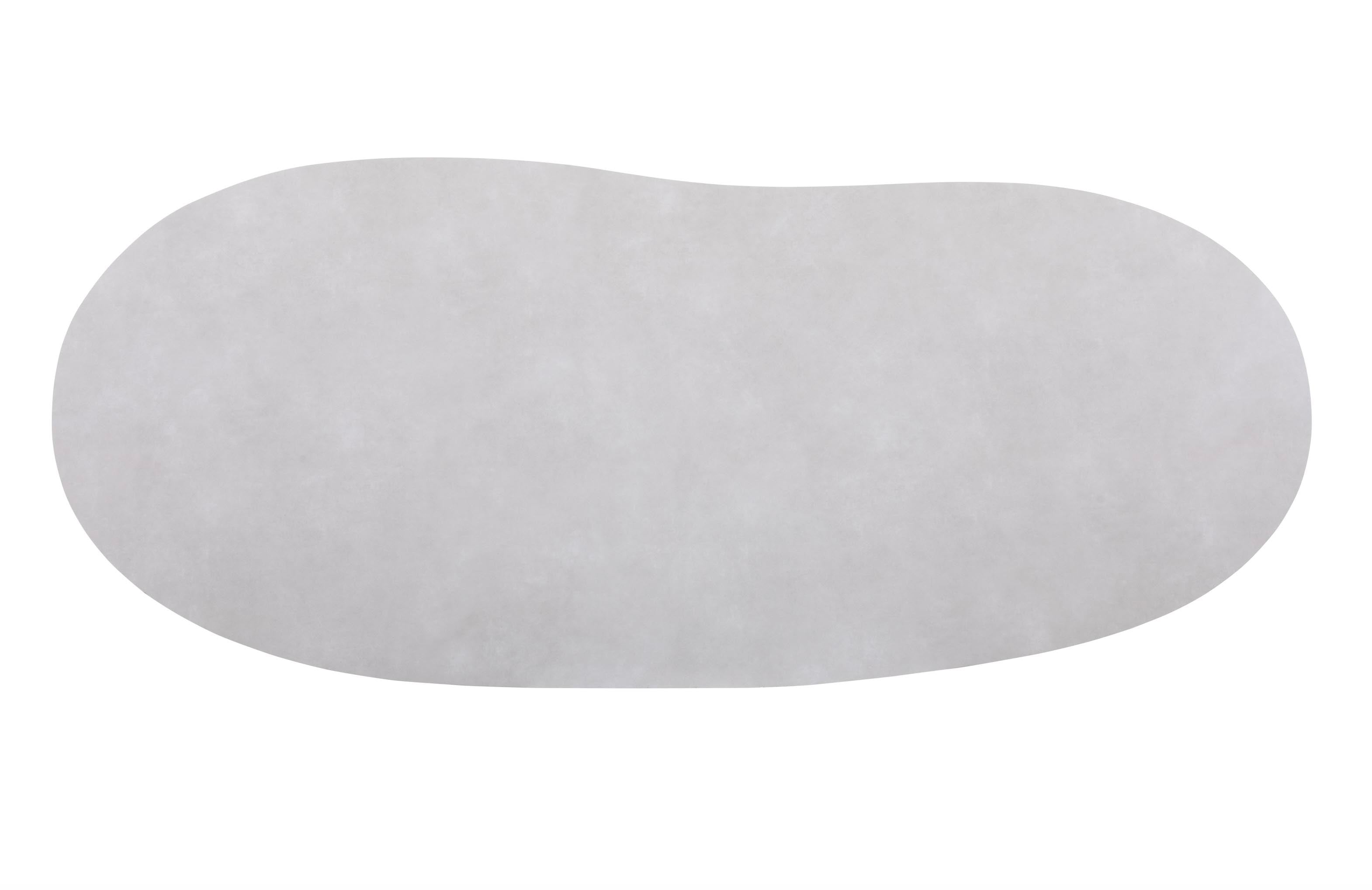 Table de jardin design forme organique aluminium et plateau céramique - AURA