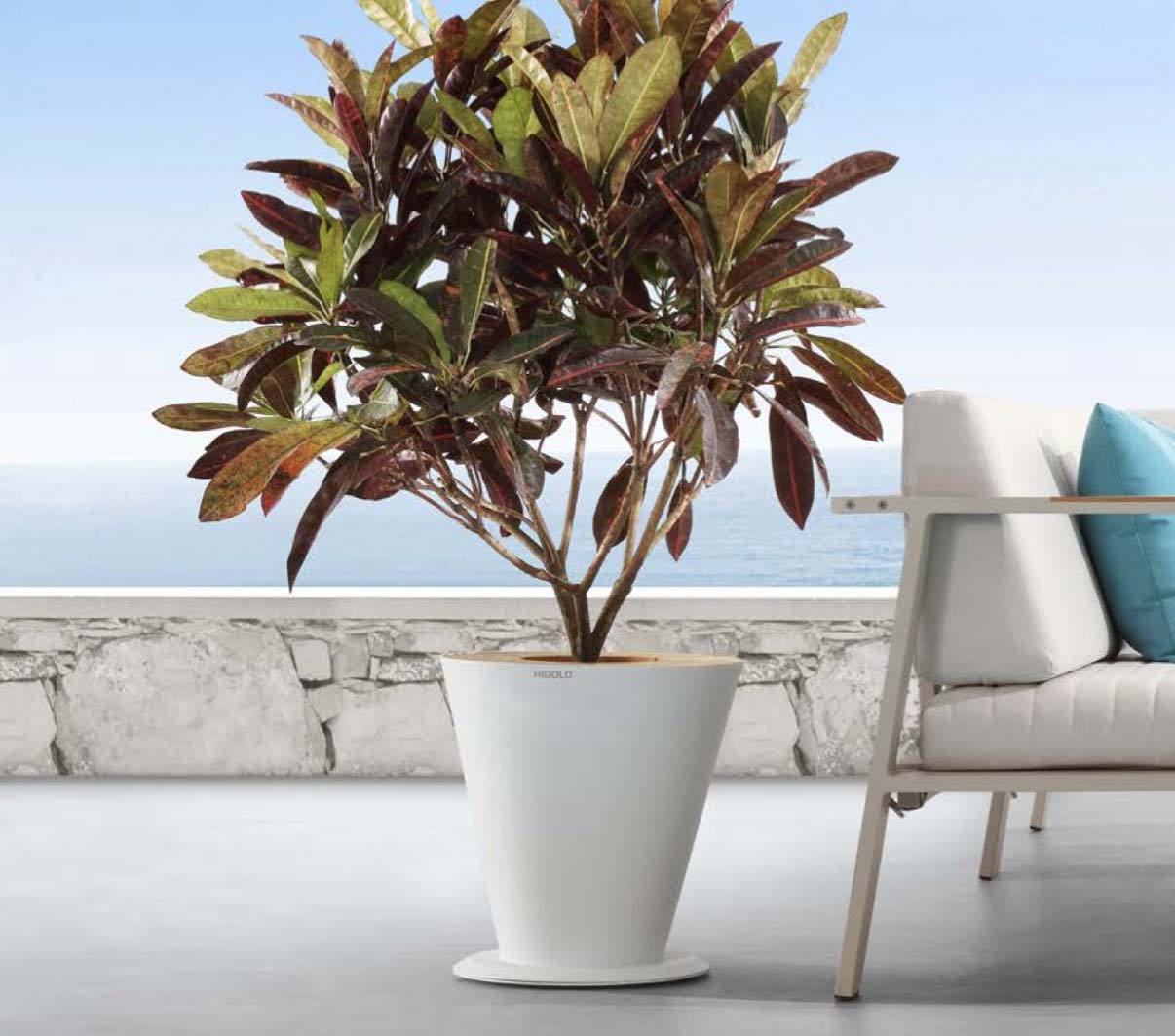 Pot de fleurs en aluminium - COFY