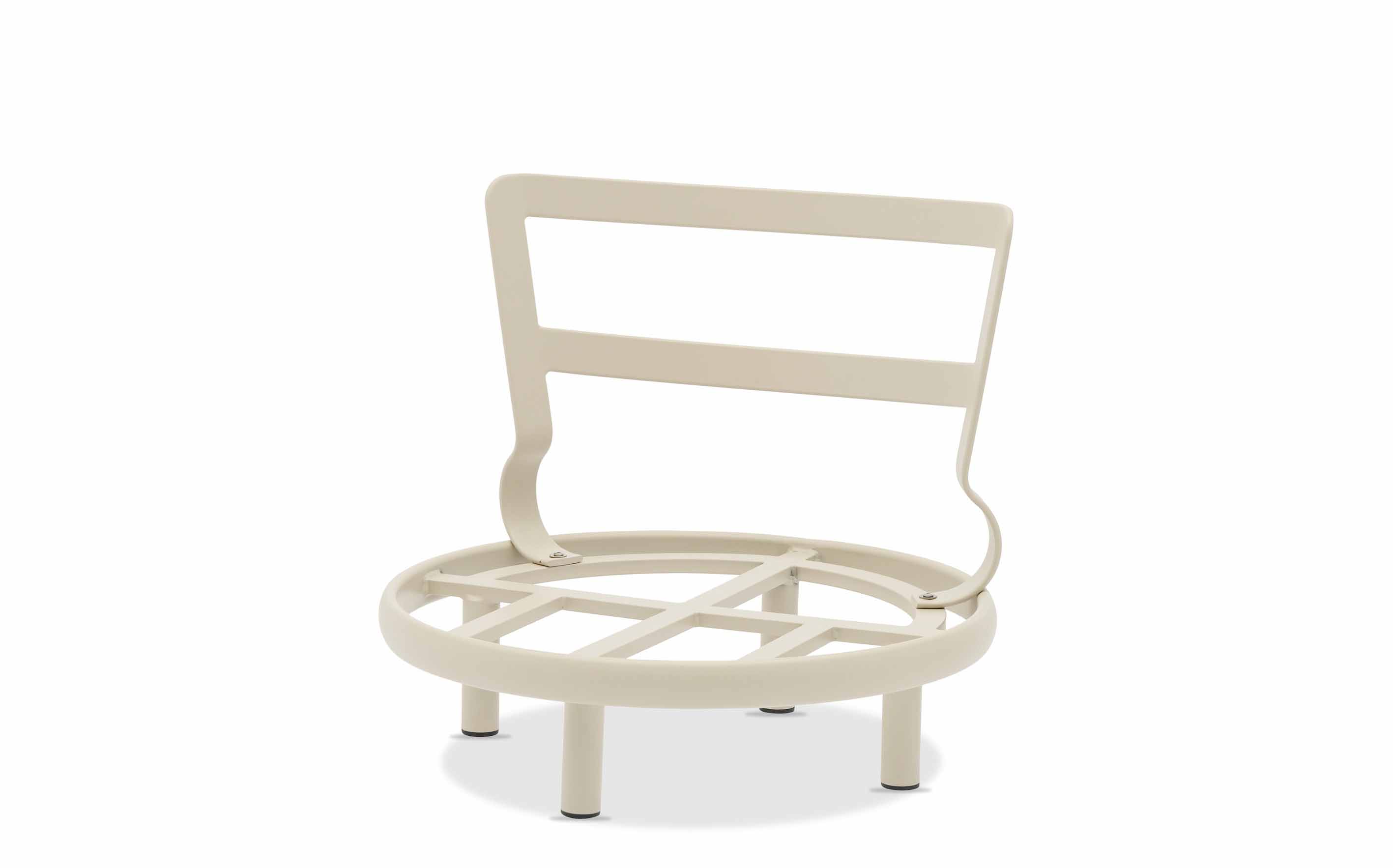 Salon de jardin haut de gamme en aluminium et en teck - ROSA MINI