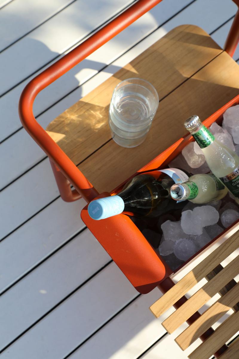 Desserte en aluminium - SUNNY ROUGE